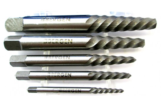 Linkse tapset / draadeind en tapeind verwijderaarset 5-delig